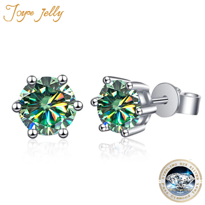 Jc Jewelry & Watches Photos - JoyceJelly Moissanite Bông Tai Nữ Bạc