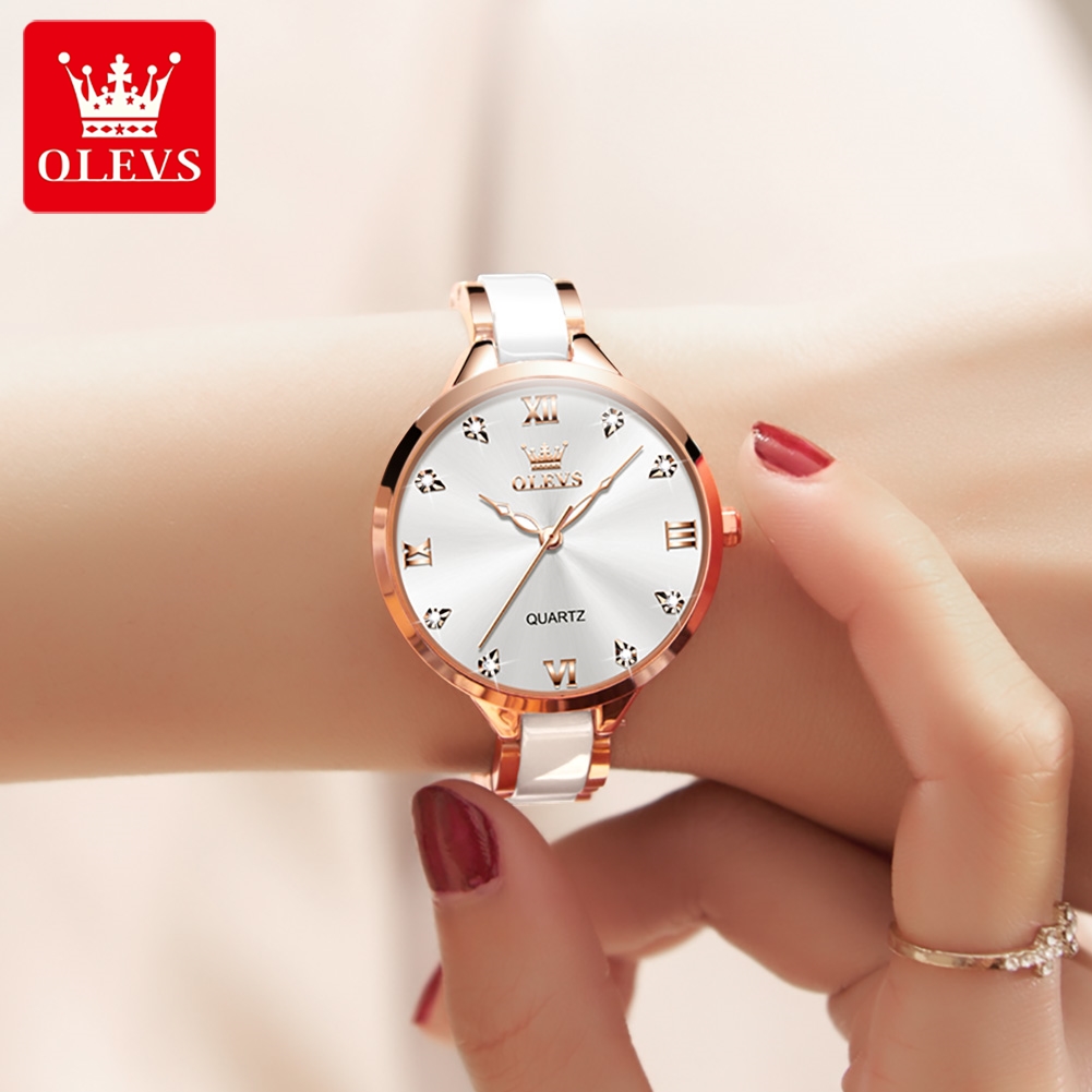 OLEVS 5872 Women Watches Quart - đánh giá và giá Jewelry For Watches